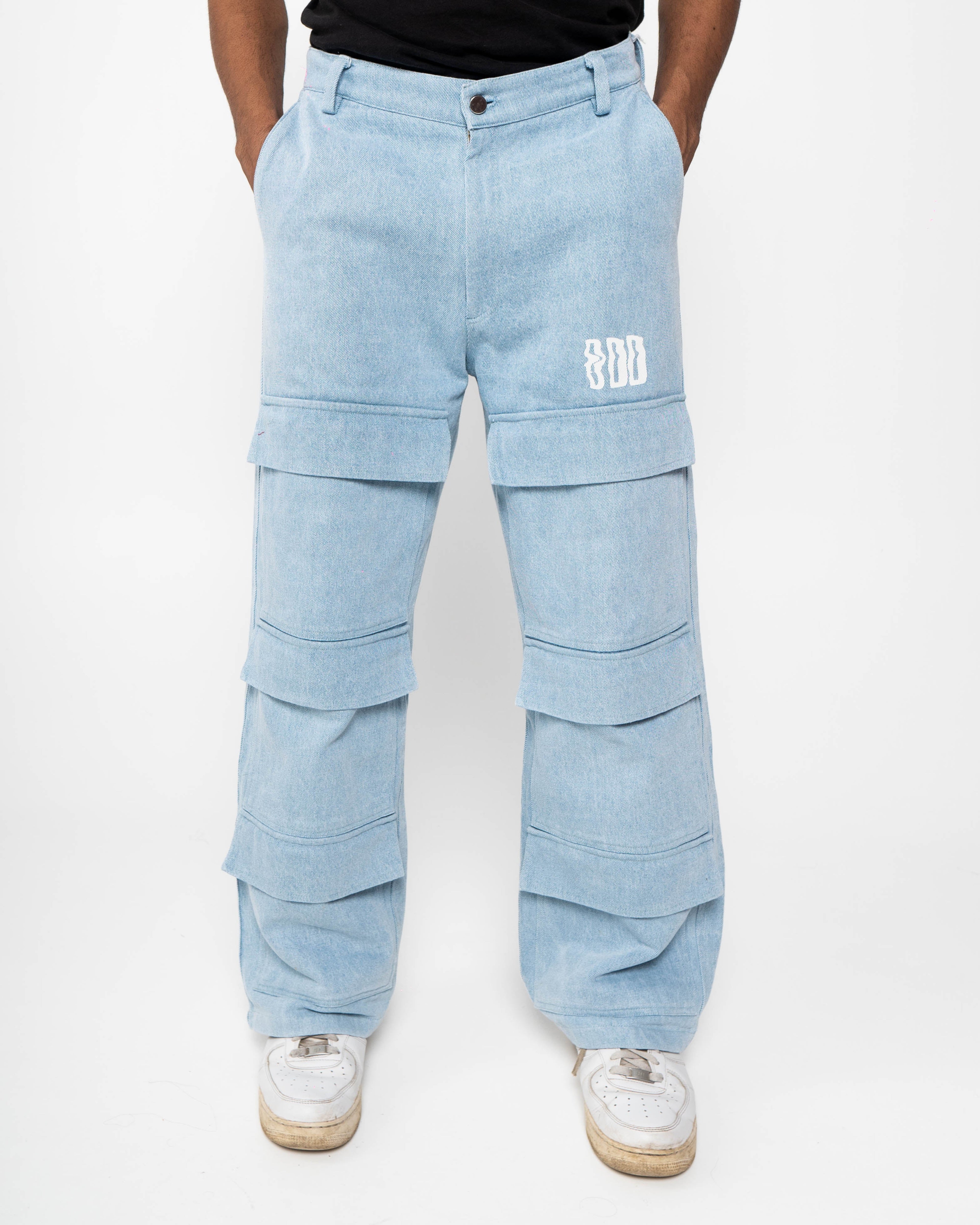 Denim Pocket Pants