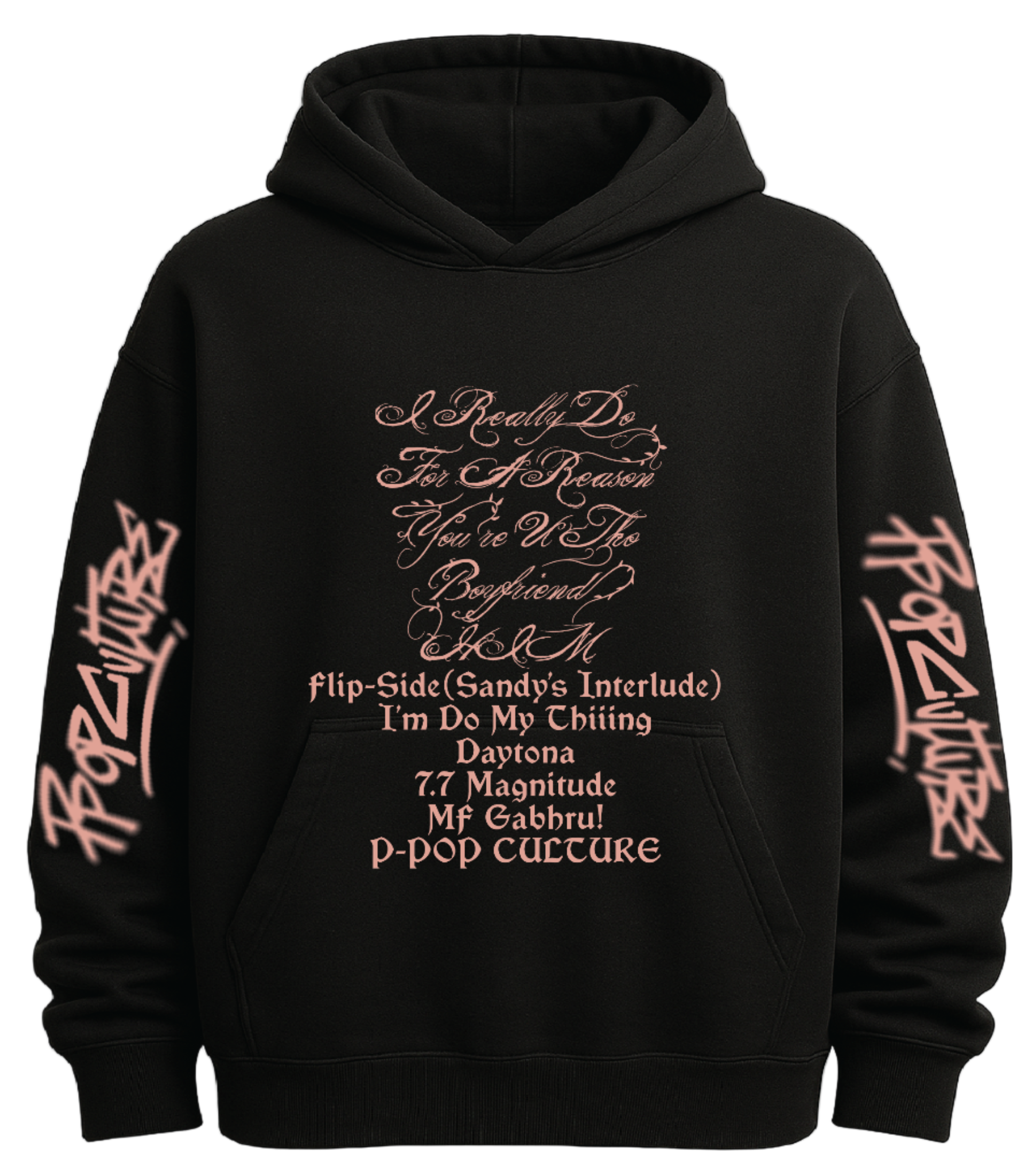 P-POP Lyrics Hoodie