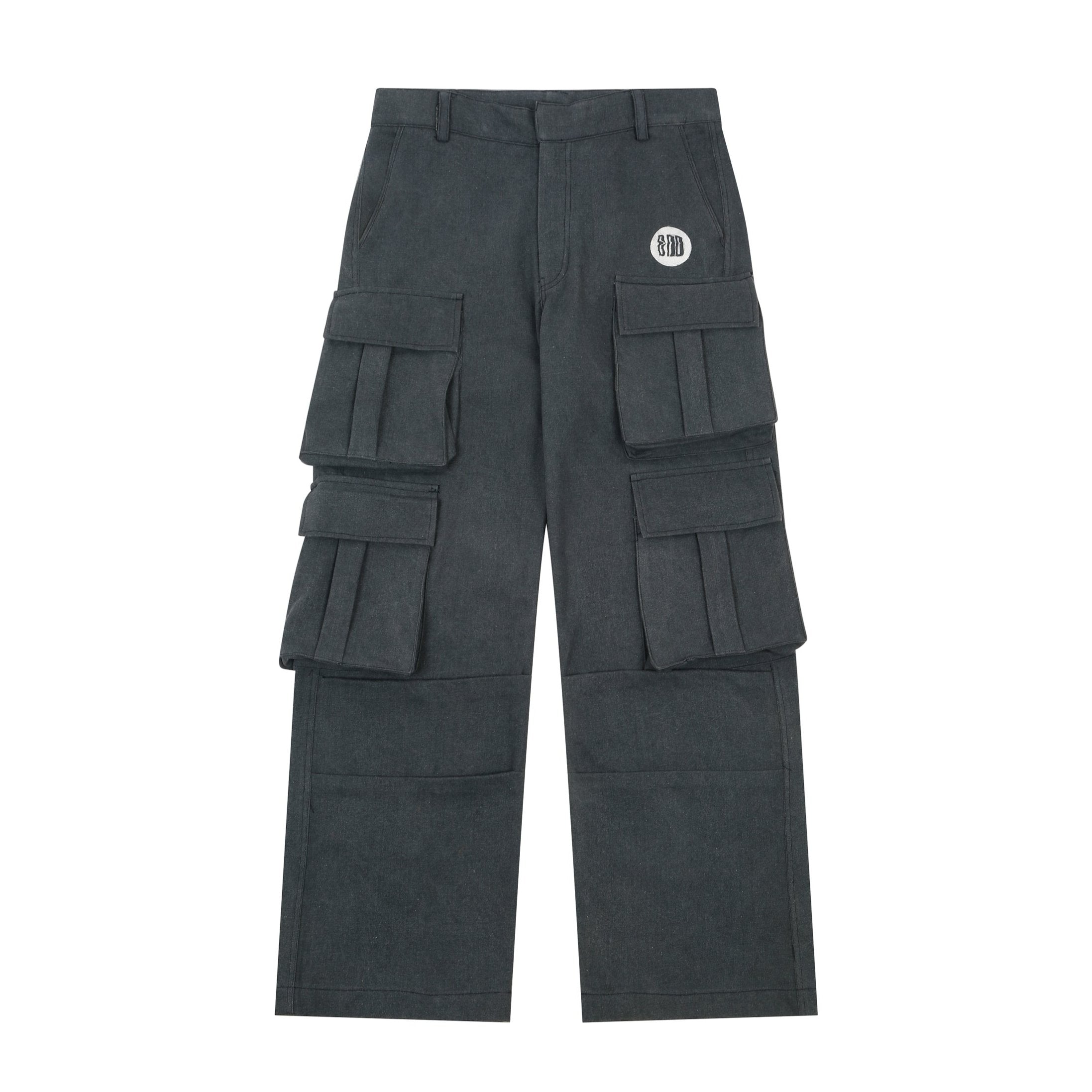 Grey Pocket-Pocket Denim