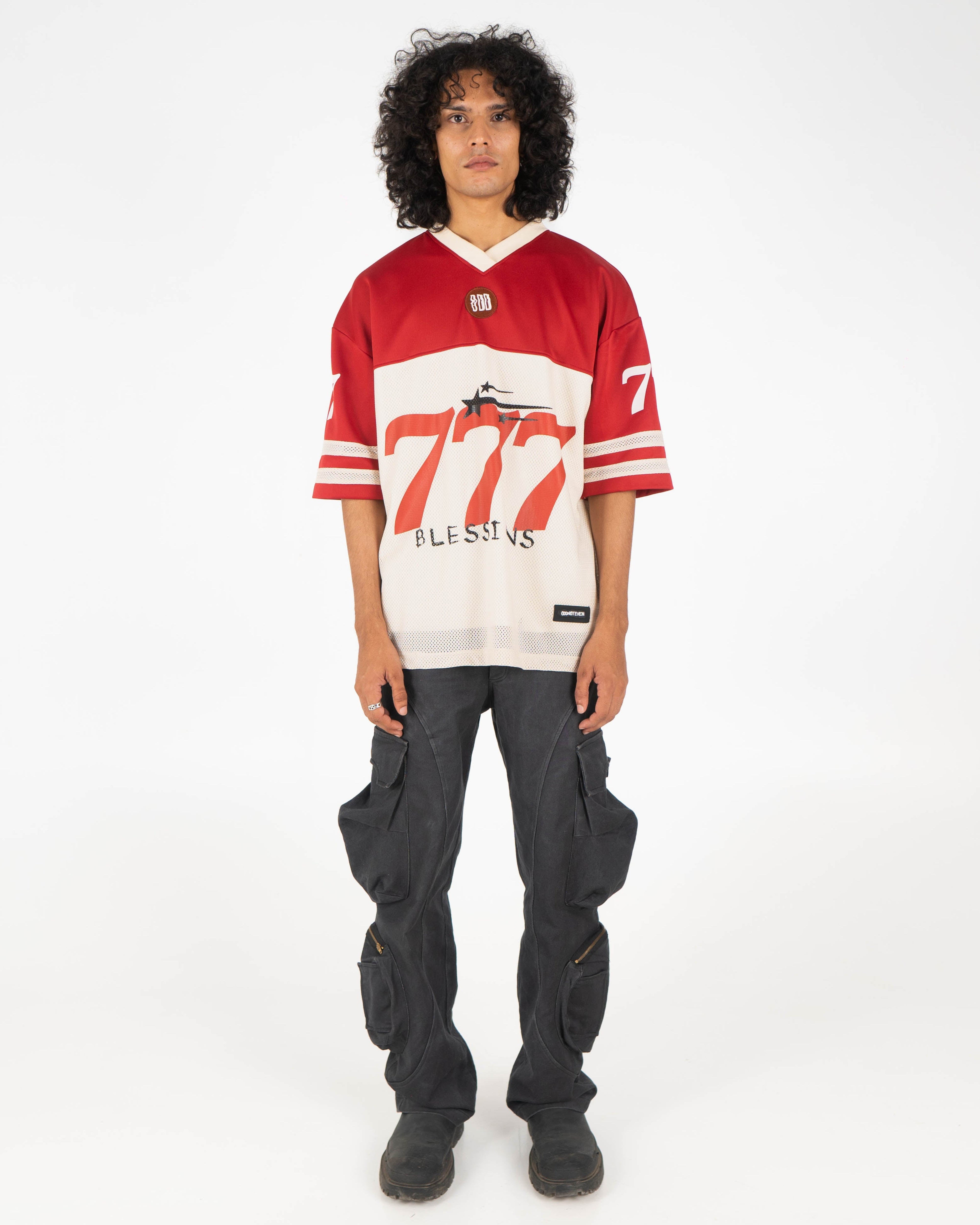 777 Red-Beige Jersey
