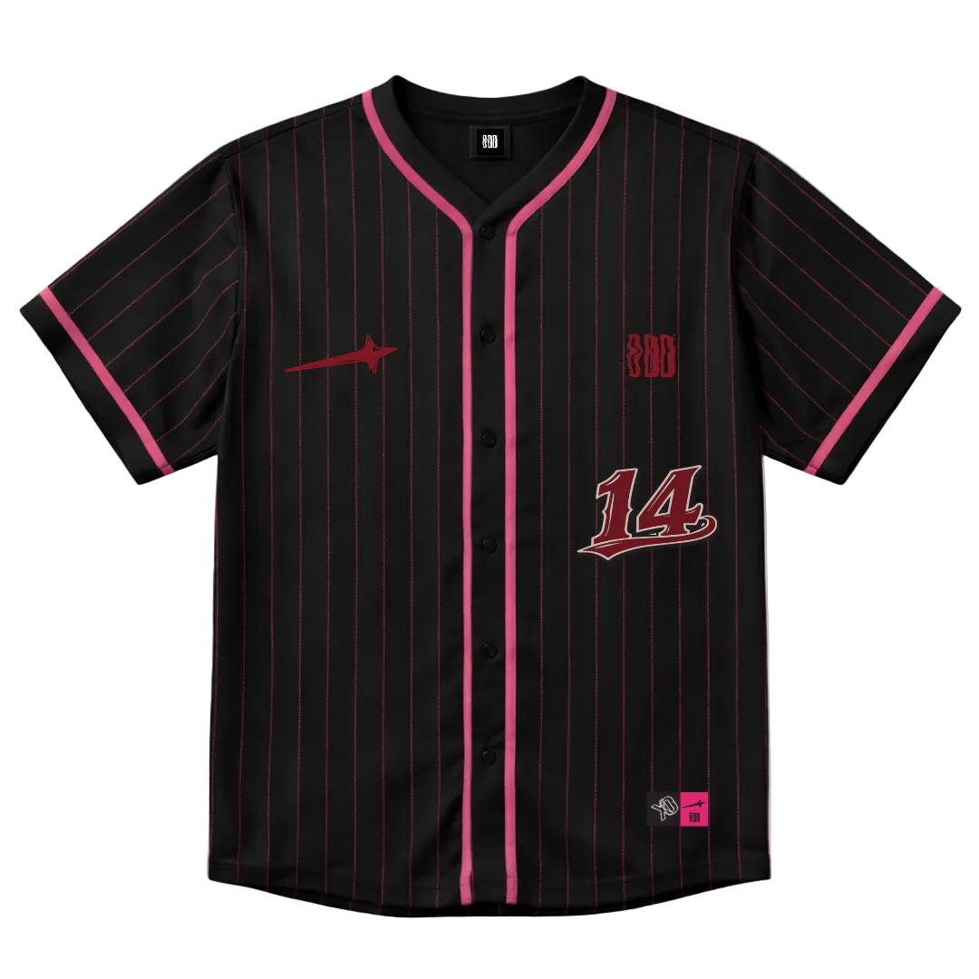 Comet x ODD 14 Baseball Black Shirt