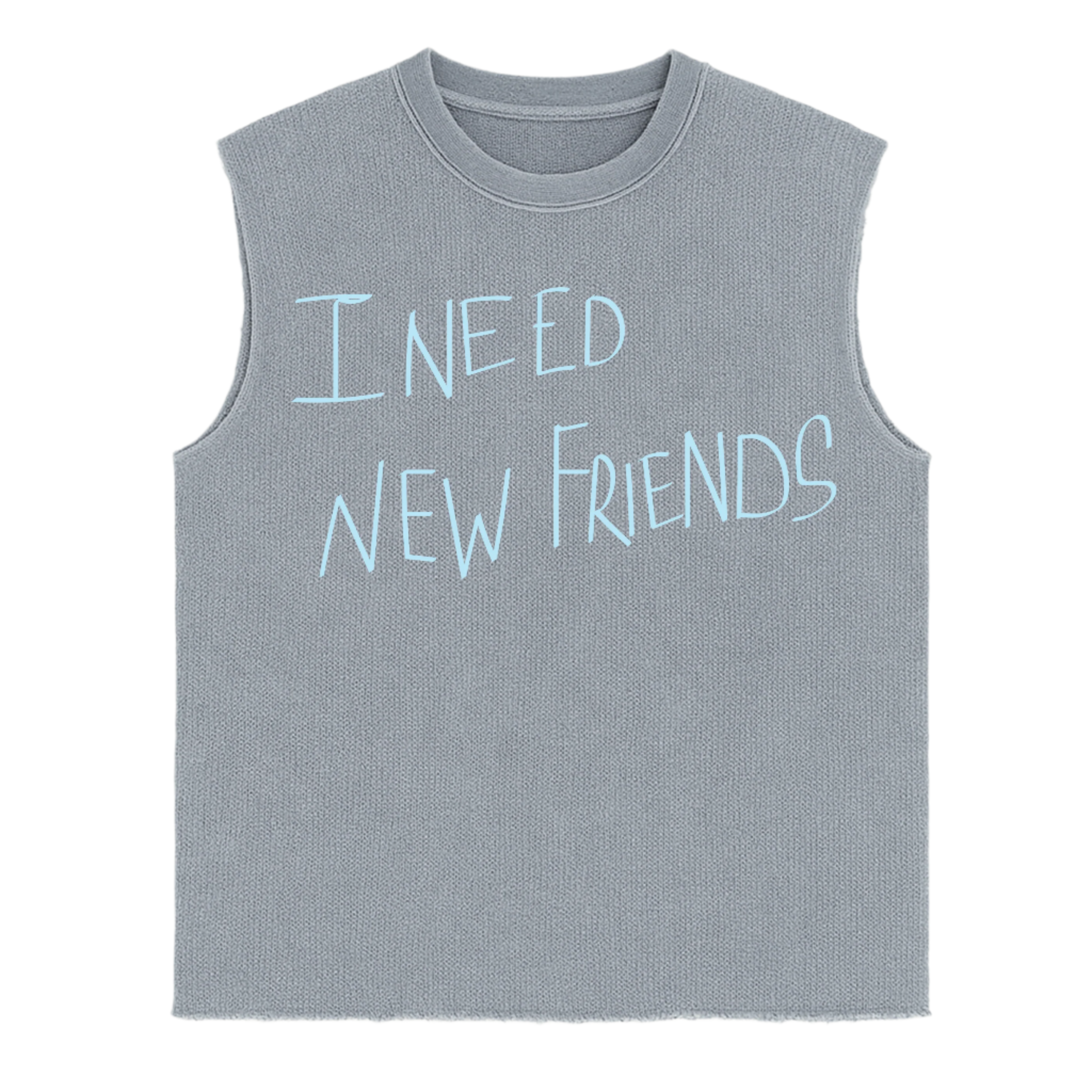 'New Friends' Sleeveless Tee