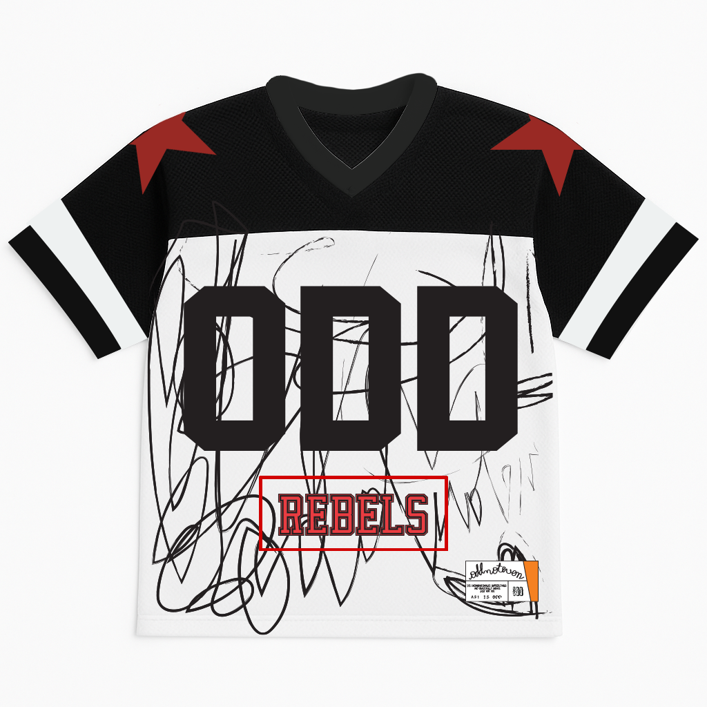 Scribbled Black Jersey