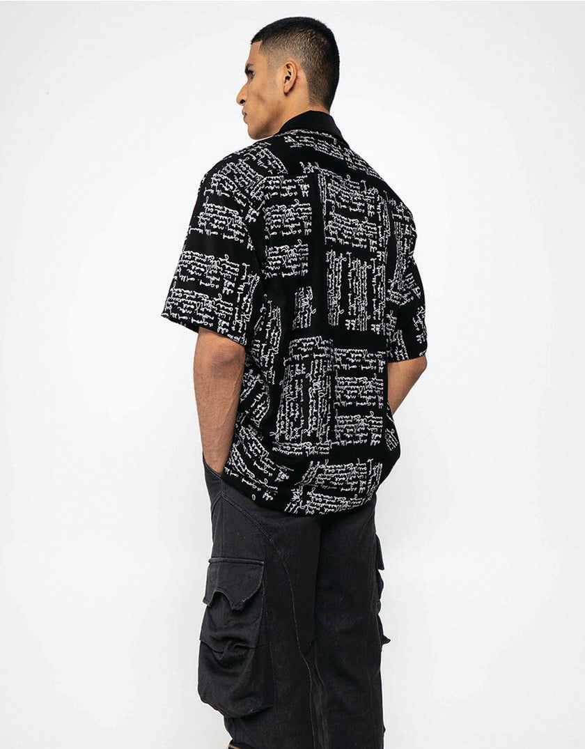 Scribble Oversized Shirt | Drop Shoulder Shirt | Odd Not Even