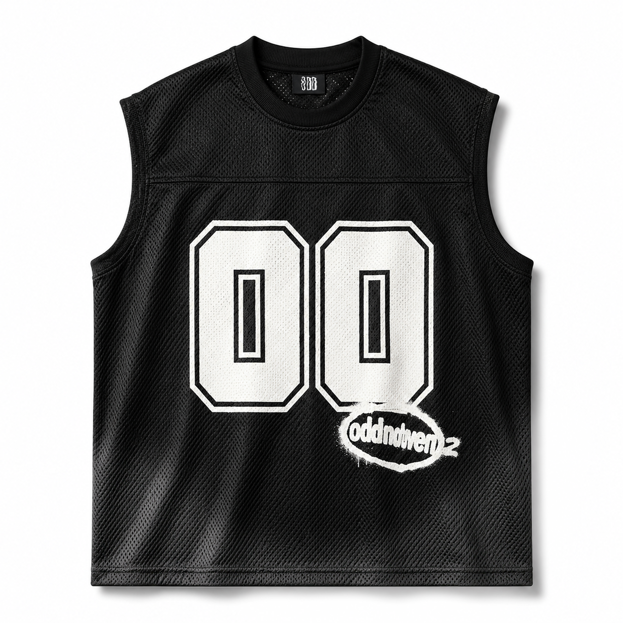 00 Black Basic Sleeveless Jersey