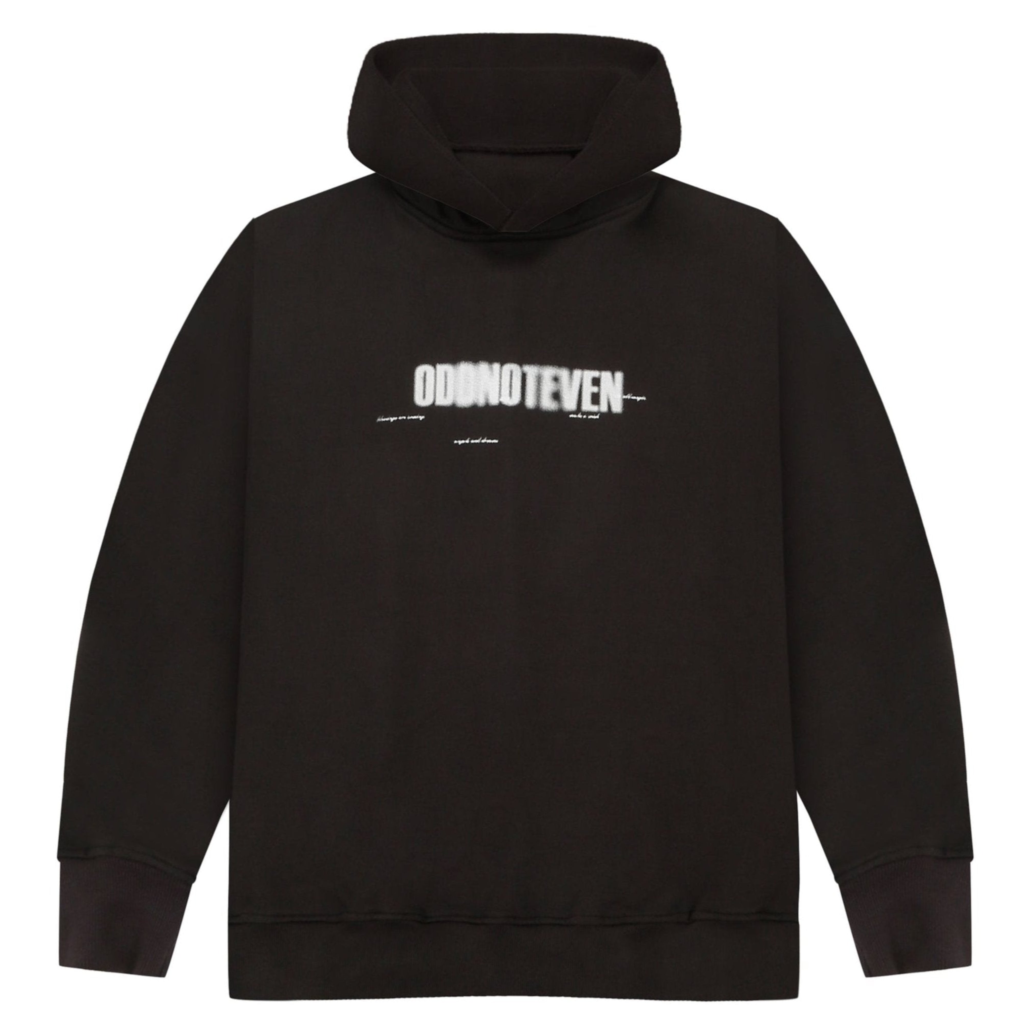 Blurred Odd Grey Oversized Hoodie