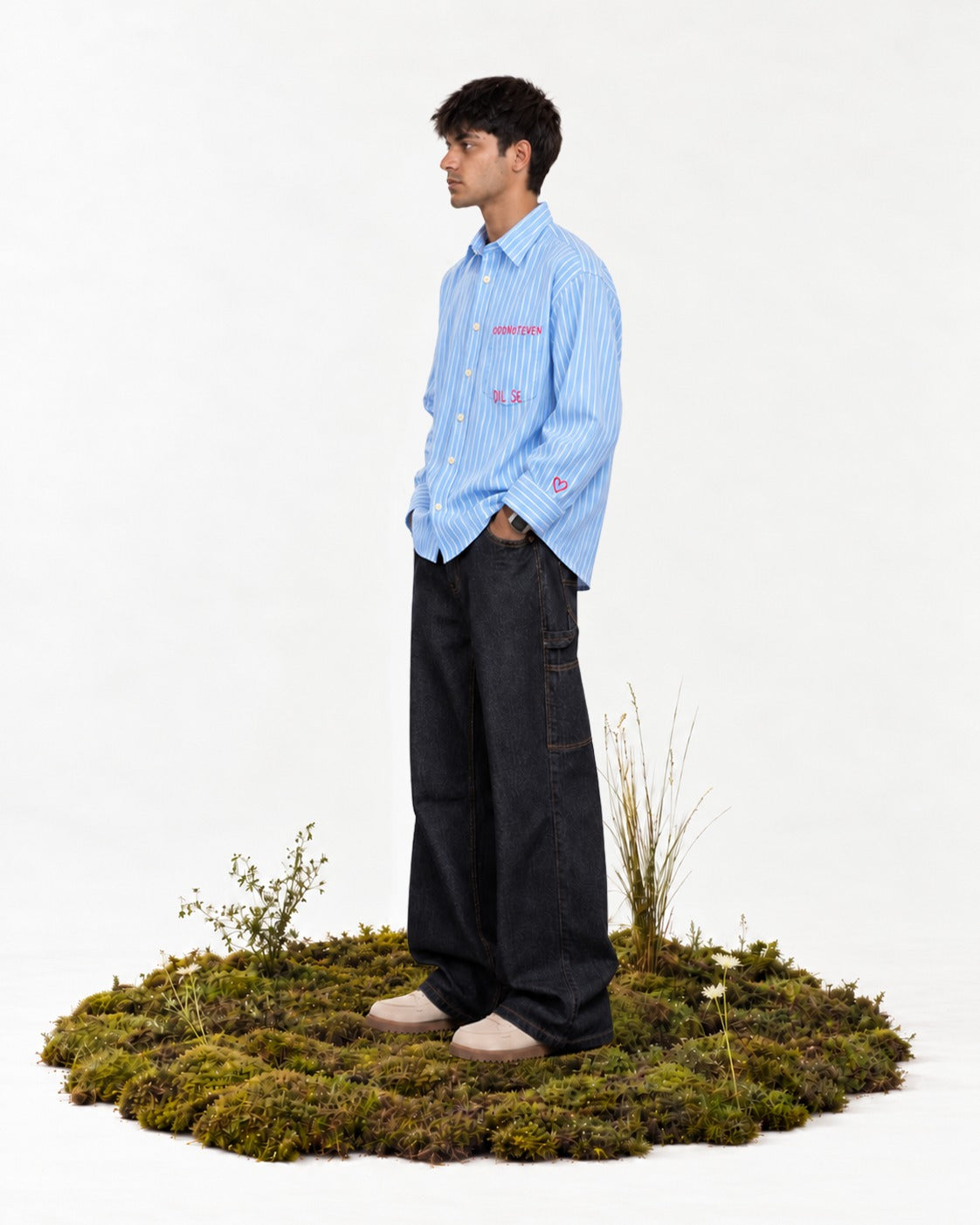 Loverboy Blue Stripe Shirt