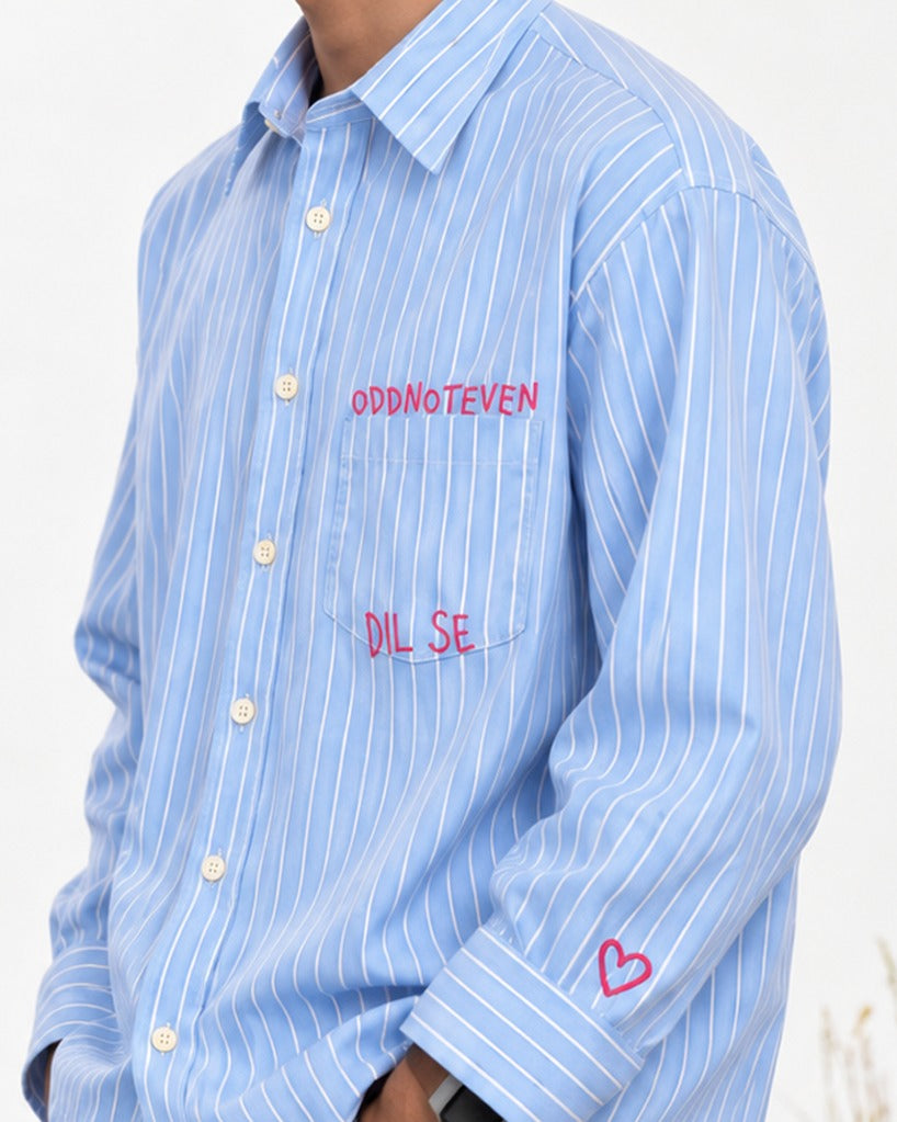Loverboy Blue Stripe Shirt
