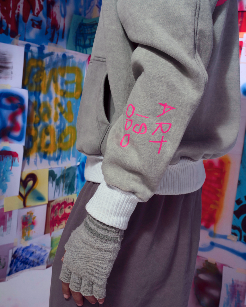 Made For Love Hoodie - Washed Grey