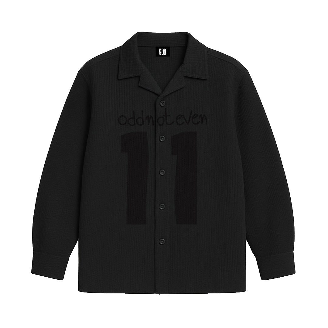 11-11 Black Full Sleeve Shirt