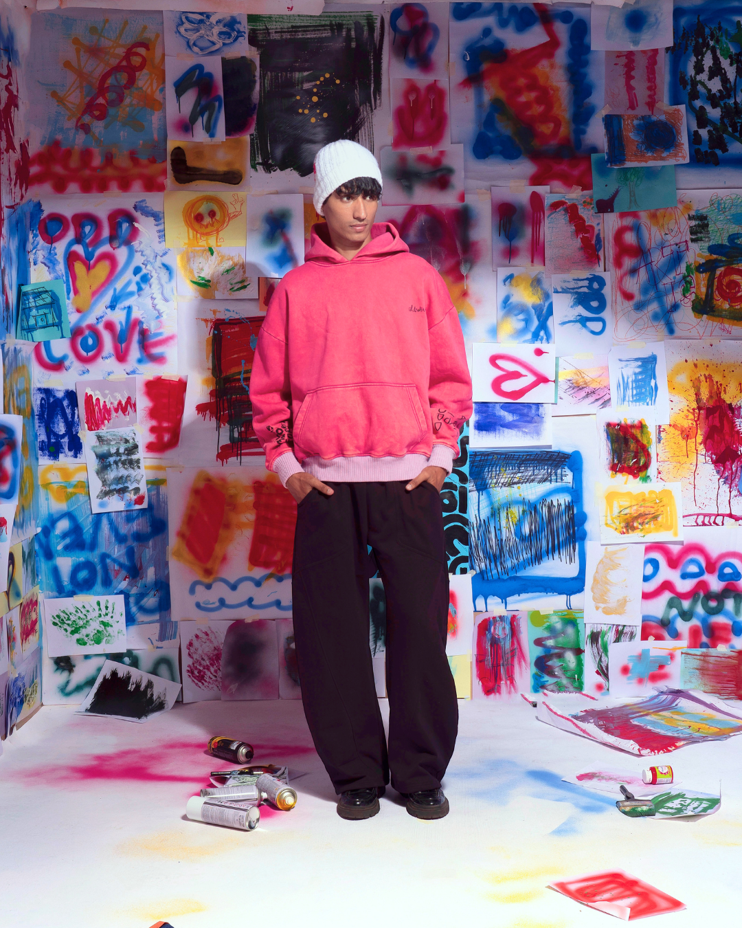 Made For Love Hoodie - Washed Pink