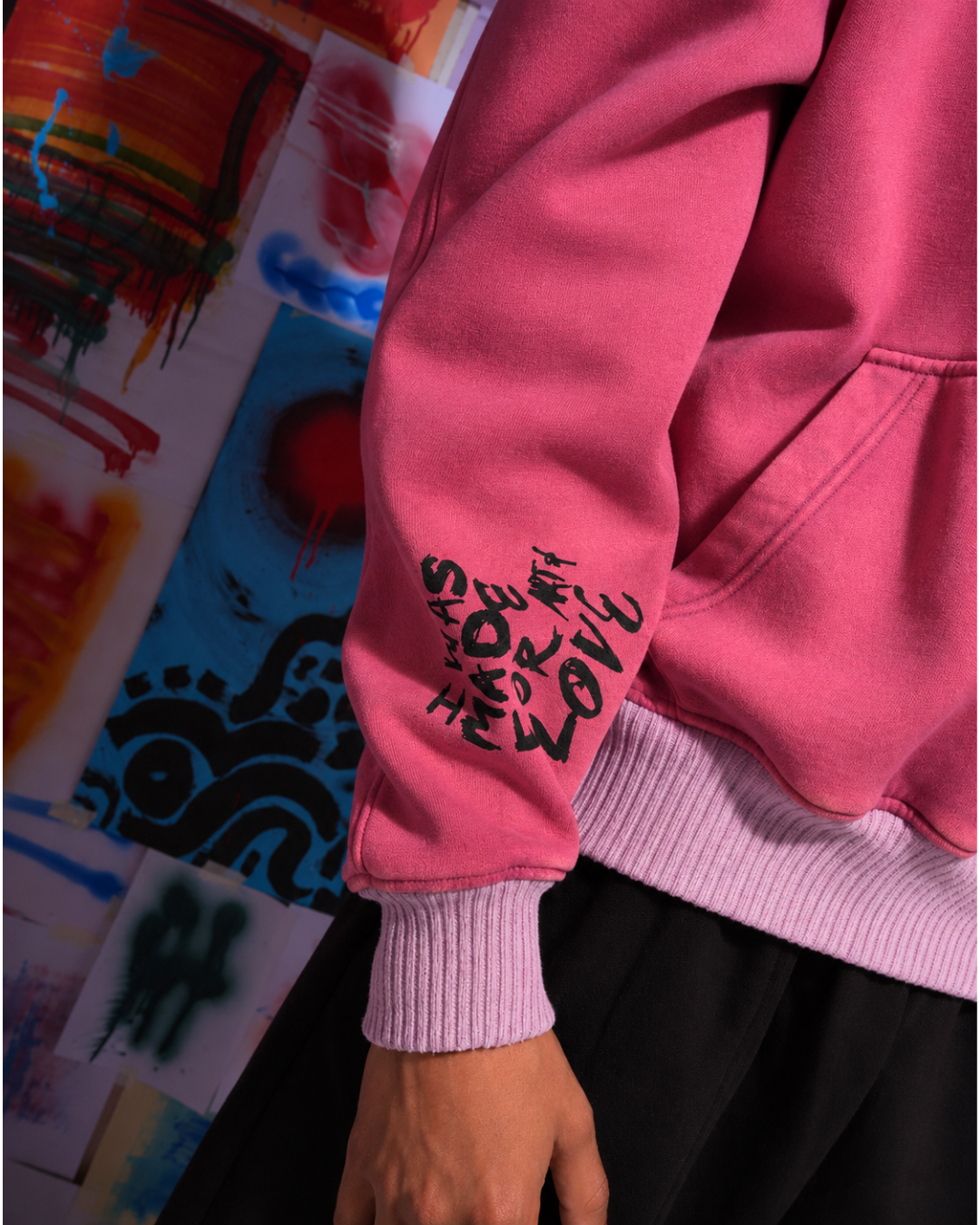 Made For Love Hoodie - Washed Pink