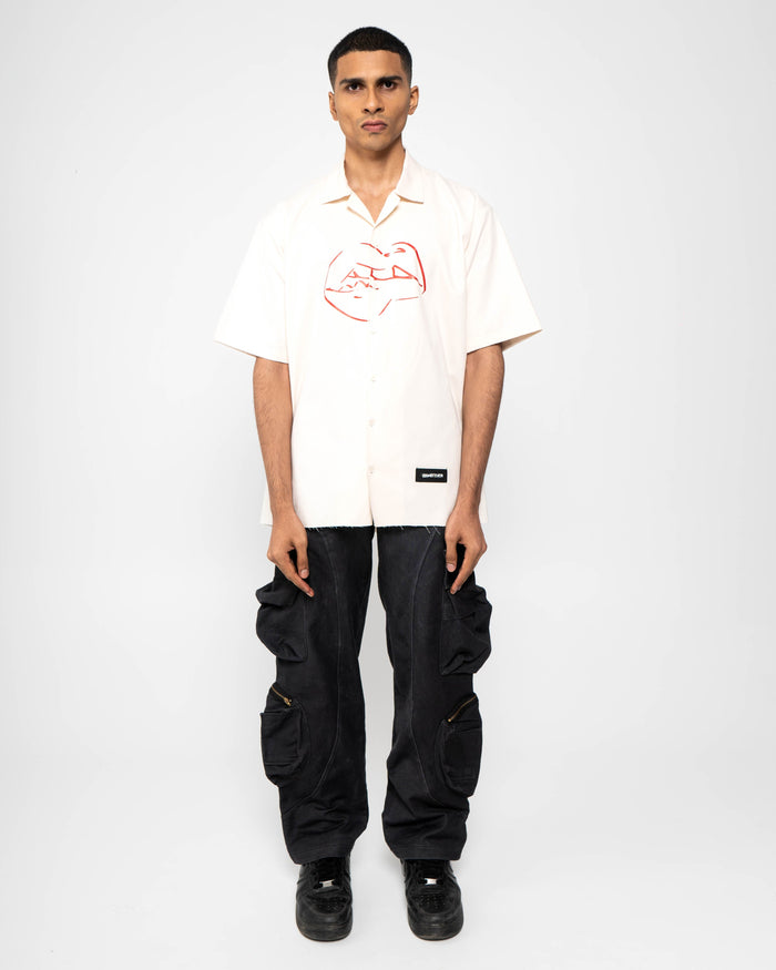 BITE ME OVERSIZED SHIRT - streetwear oversized shirt for men and women