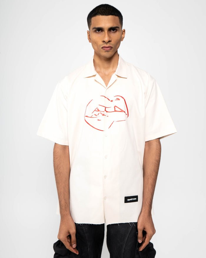 BITE ME OVERSIZED SHIRT - relaxed fit oversized shirt, Odd Not Even streetwear
