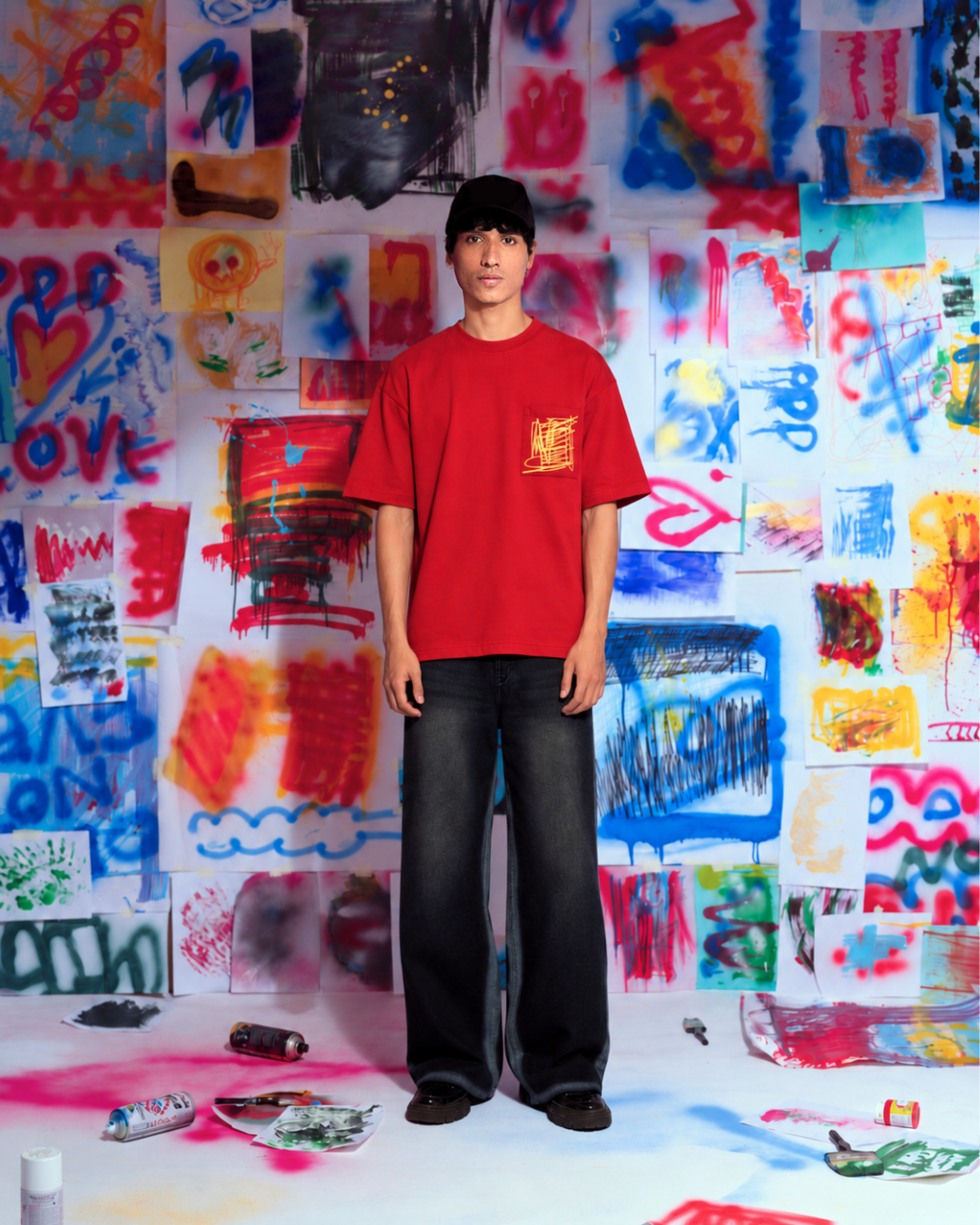 Make Art Tee - Red