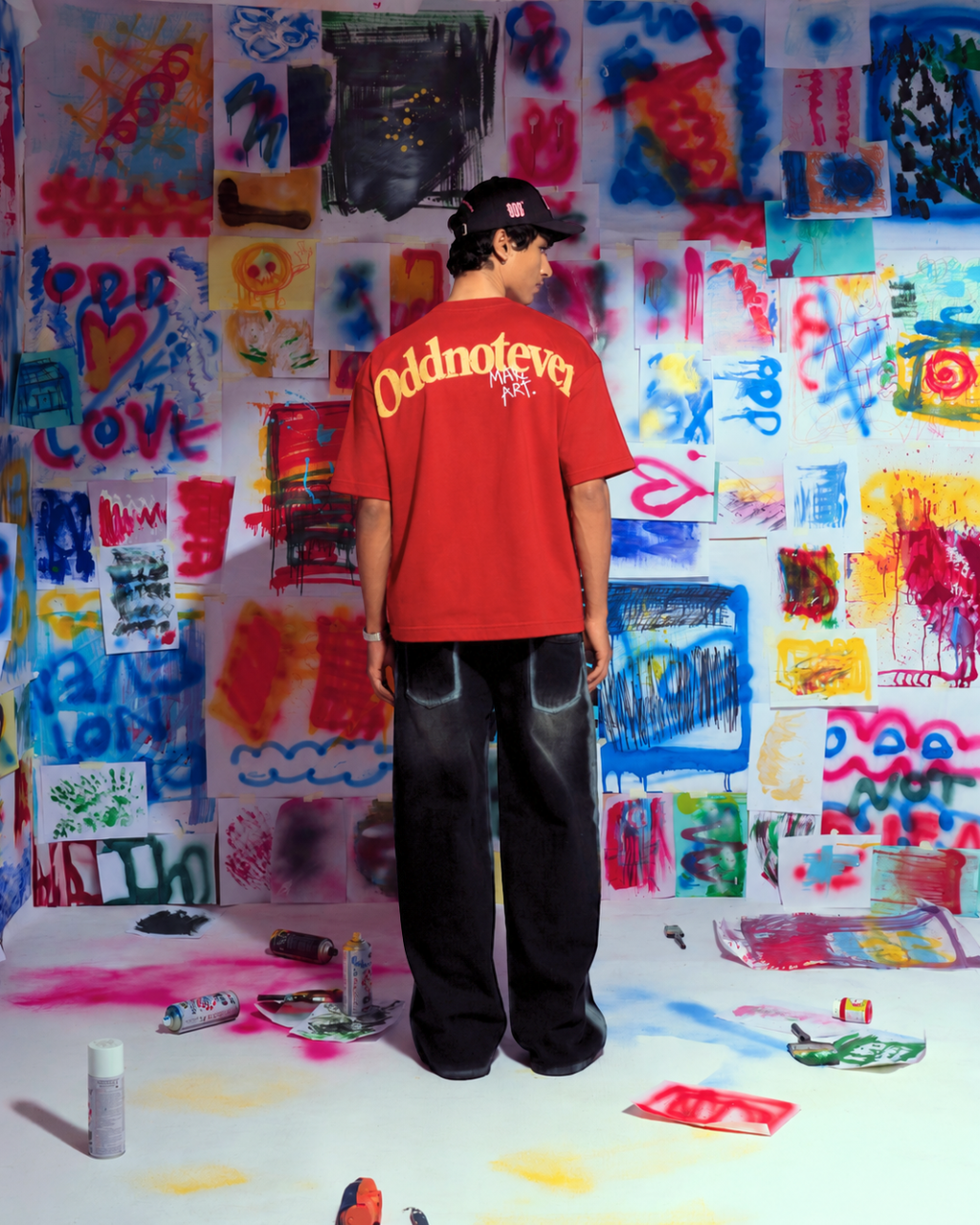 Make Art Tee - Red
