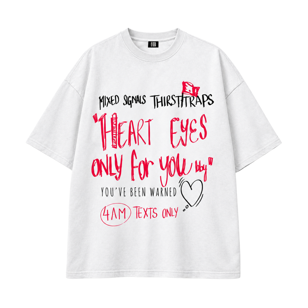 Walking Red Flag White Tshirt