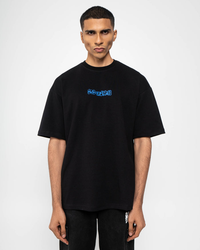 Odd Human Basic Tshirt - relaxed fit oversized t-shirt, Odd Not Even streetwear