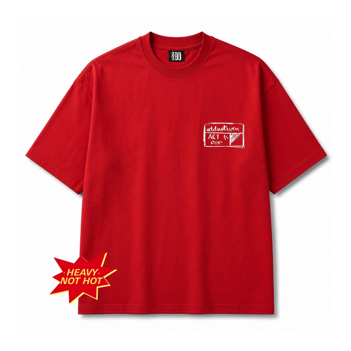 Odd Red Basic Tshirt