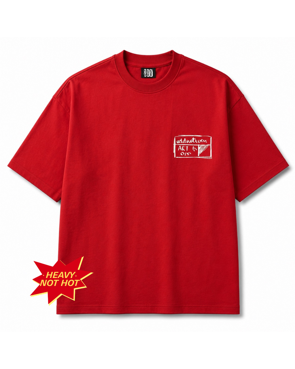 Odd Red Basic Tshirt