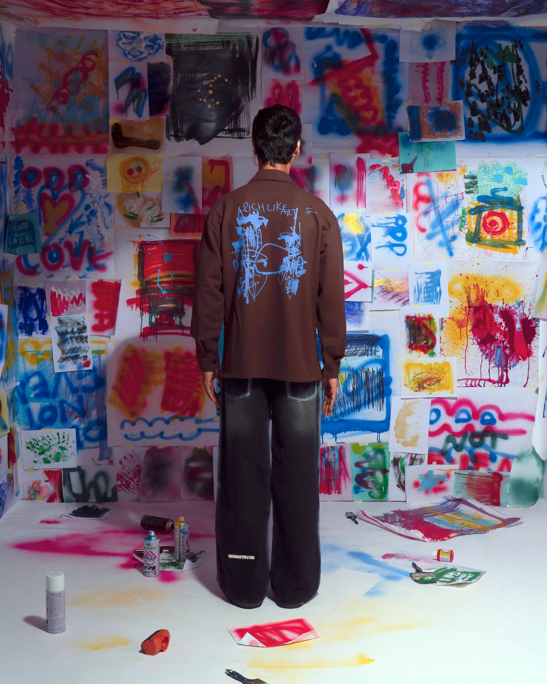 Rich Like Art Shirt - Brown