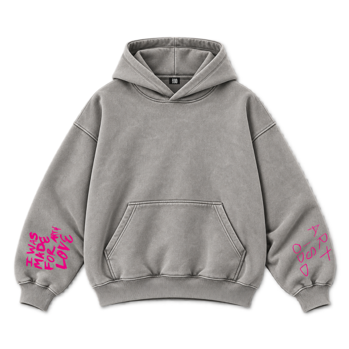 Made For Love Hoodie - Washed Grey