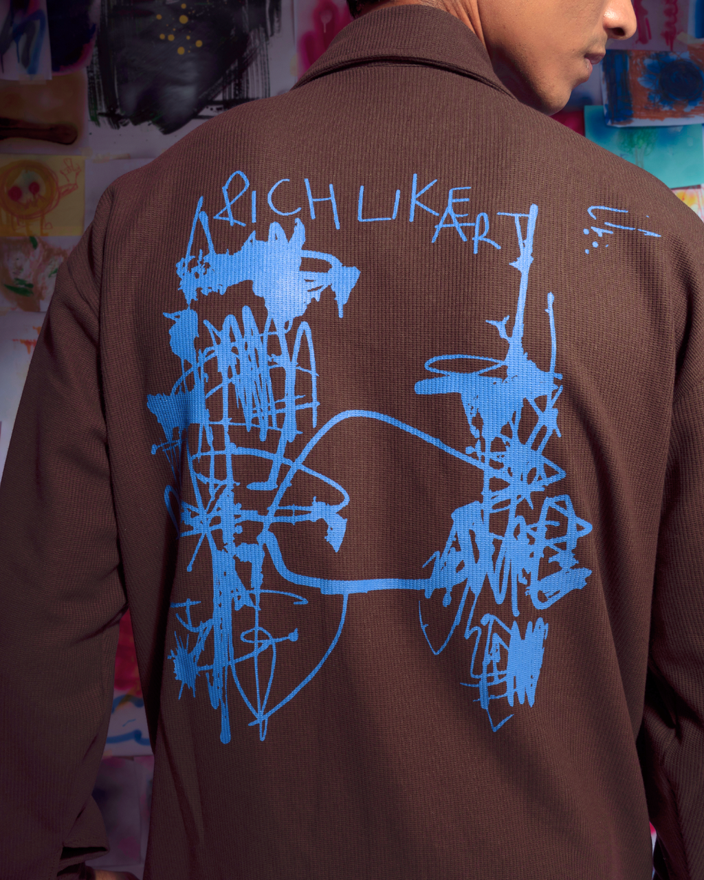 Rich Like Art Shirt - Brown