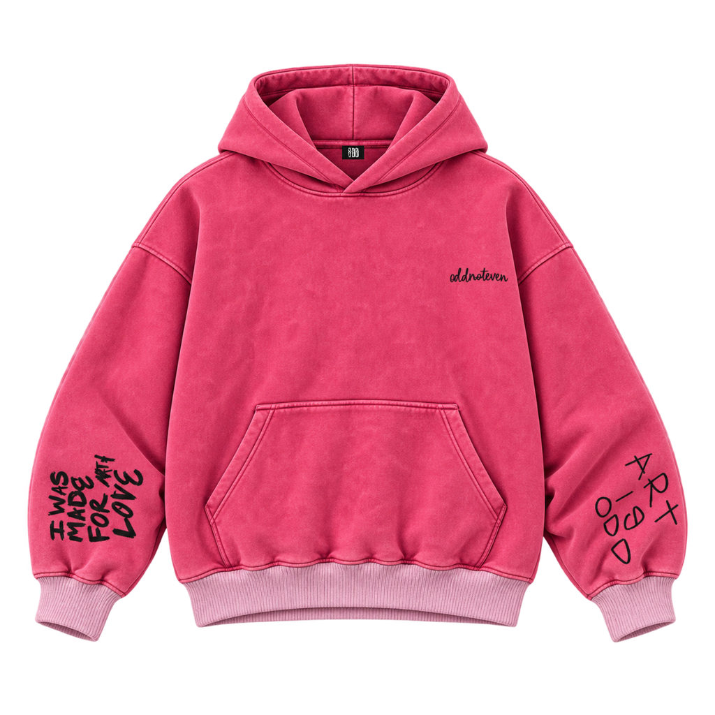 Made For Love Hoodie - Washed Pink