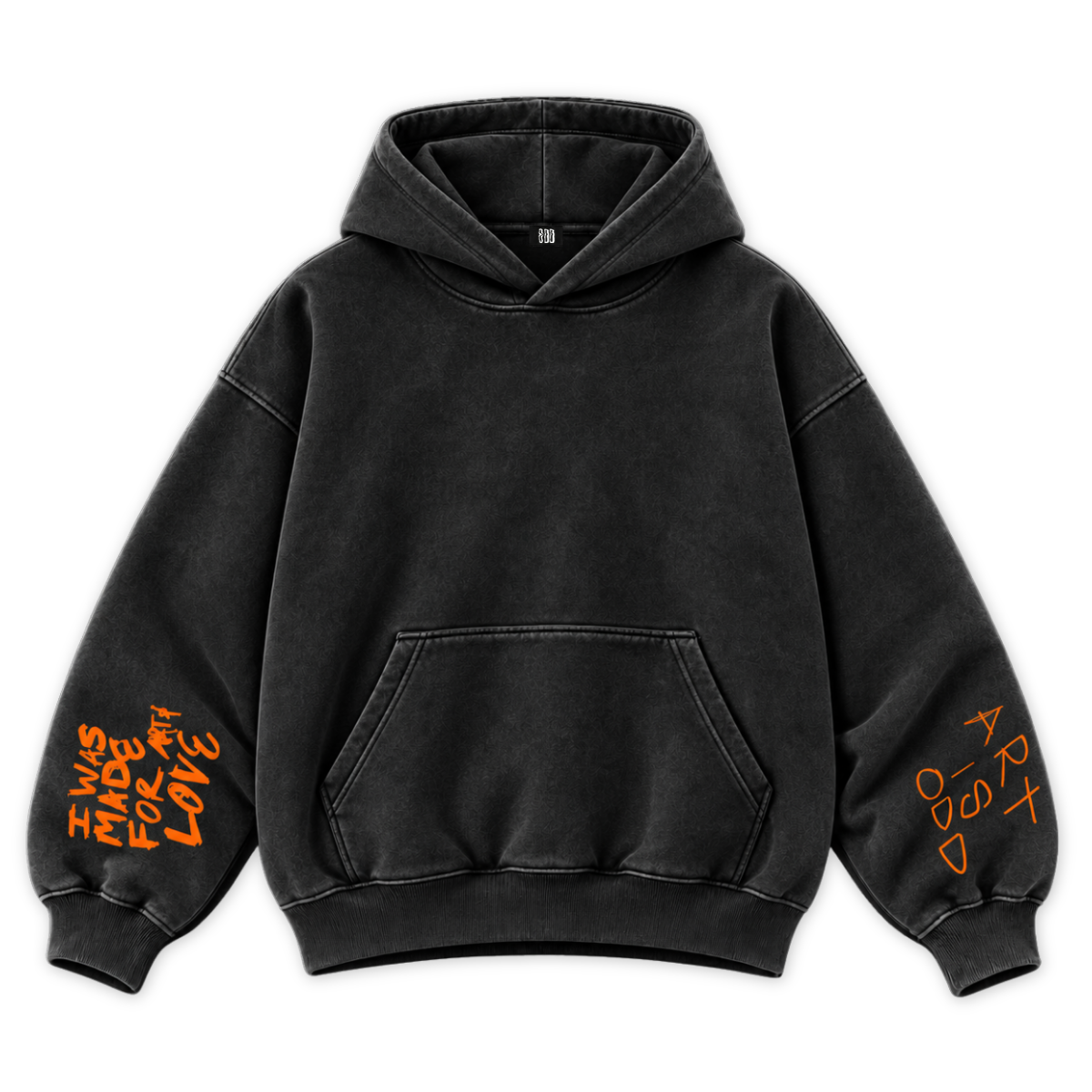 Made For Love Hoodie - Washed Black