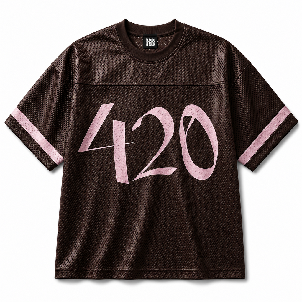 420 Brown Basic Jersey