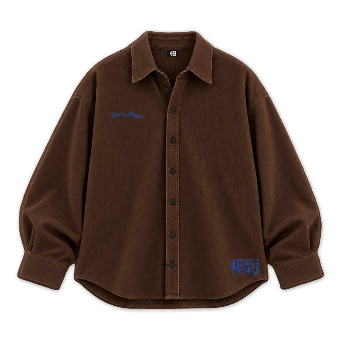 Rich Like Art Shirt - Brown