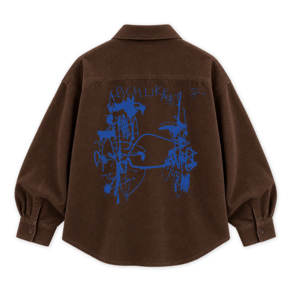 Rich Like Art Shirt - Brown