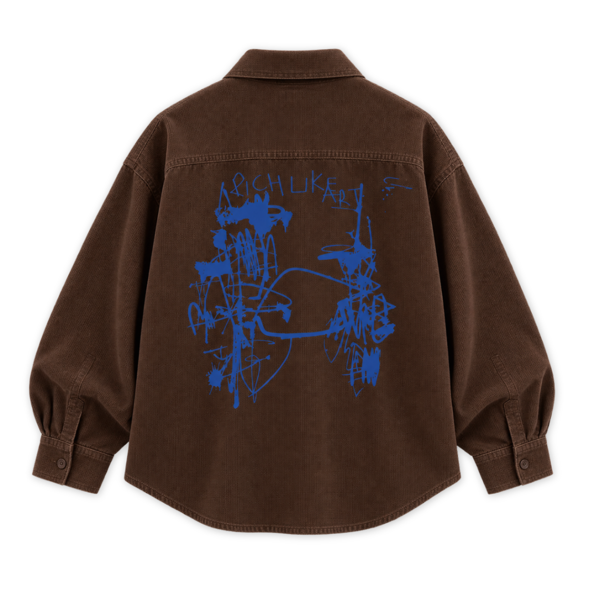 Rich Like Art Shirt - Brown