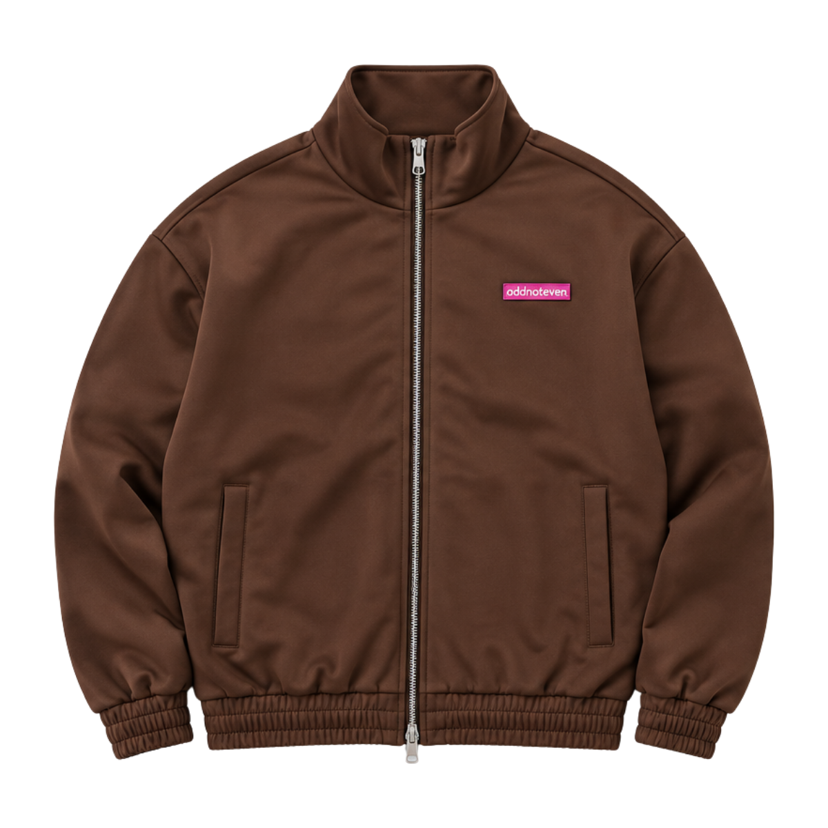 Suede Scuba Jacket - Brown