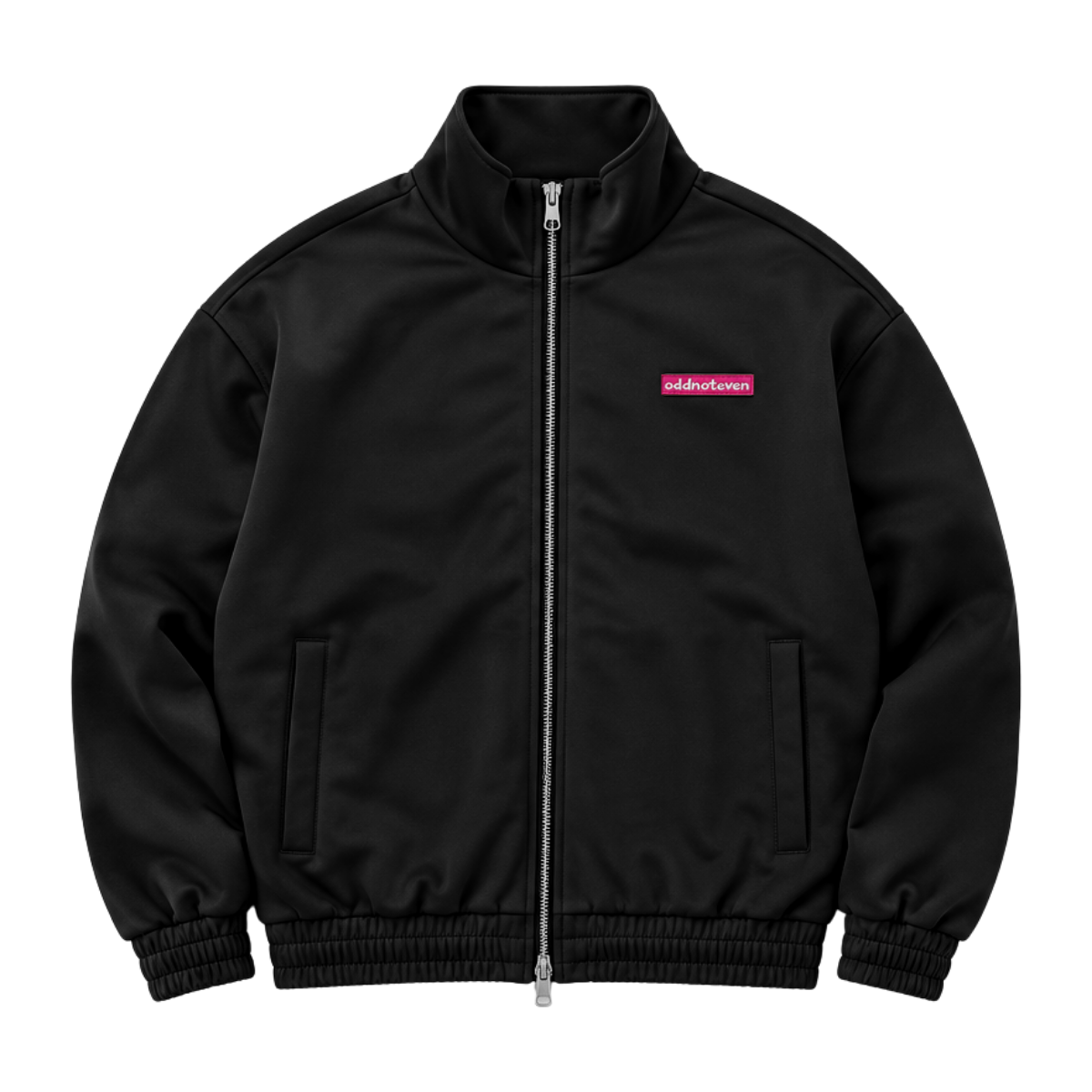 Suede Scuba Jacket - Black