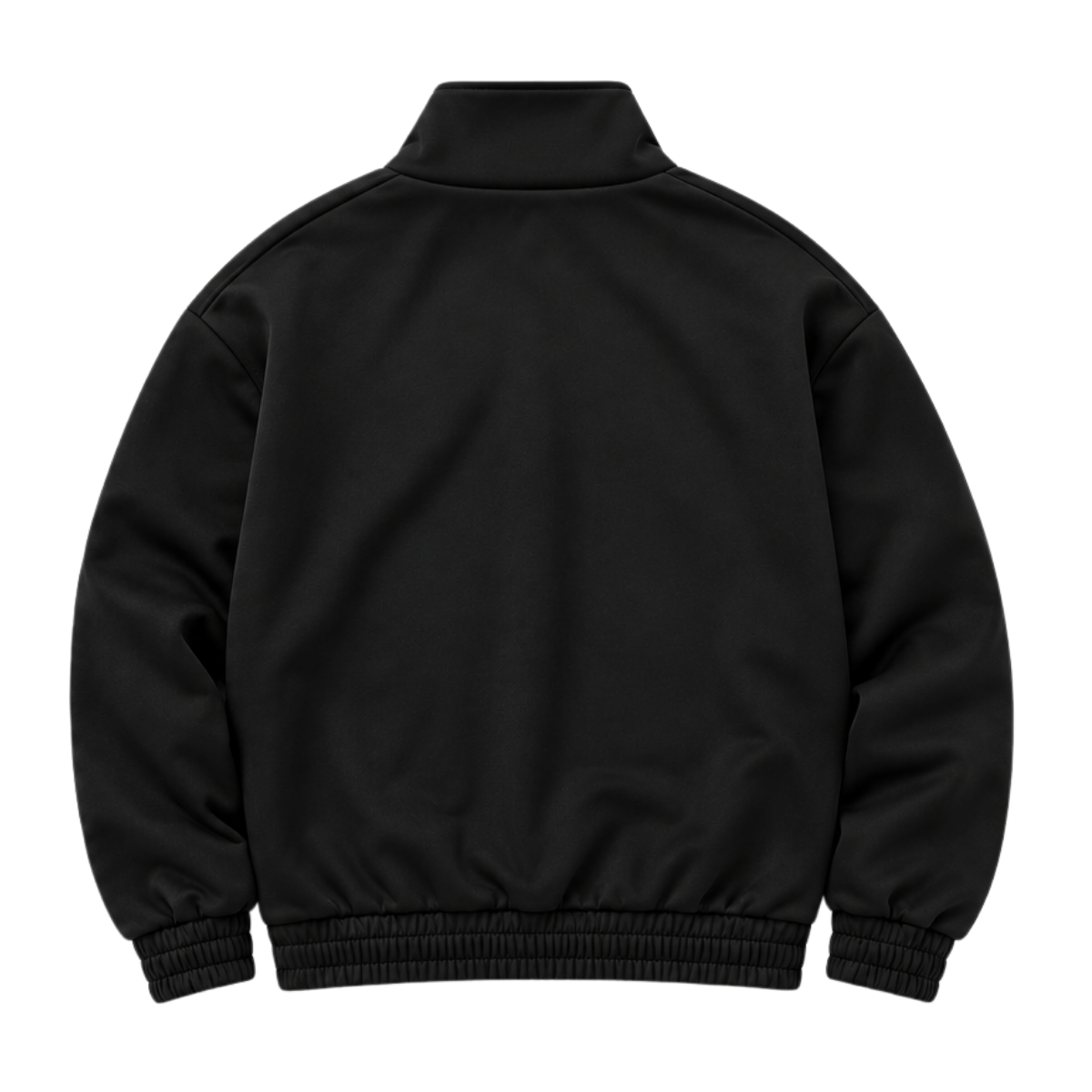 Suede Scuba Jacket - Black