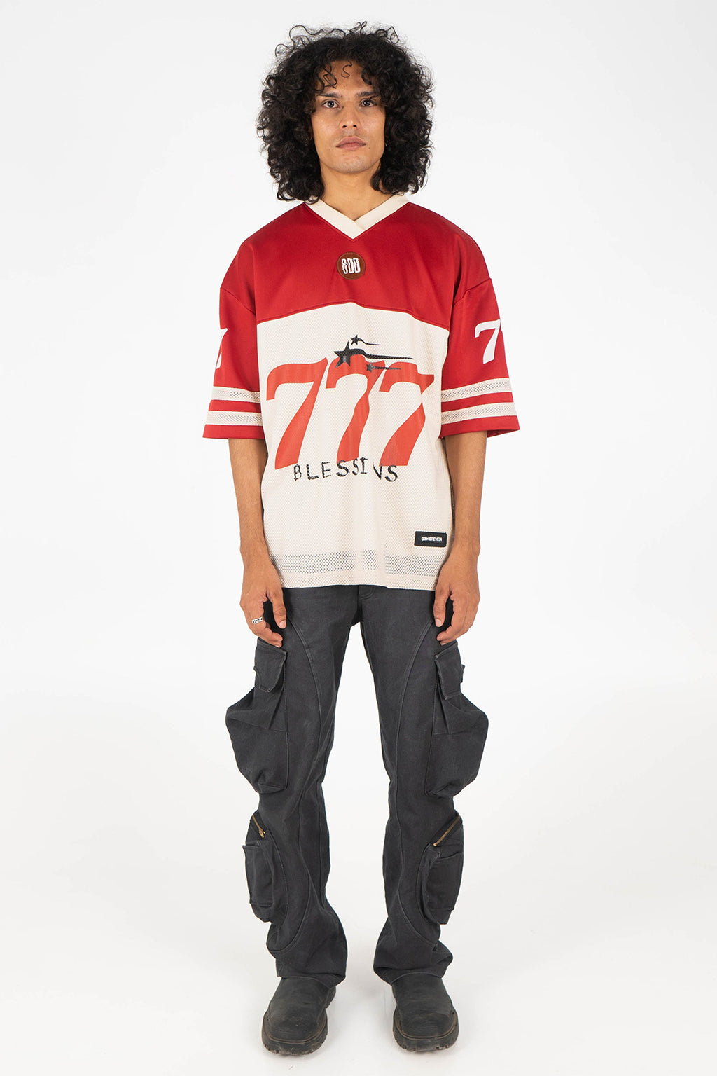 777 Red-Beige Jersey