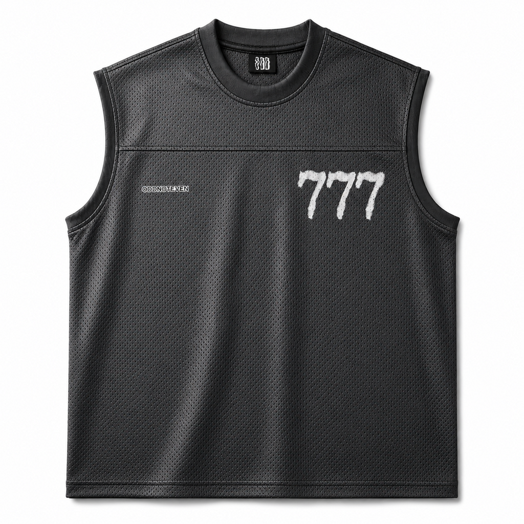 777 Grey Basic Sleeveless Jersey