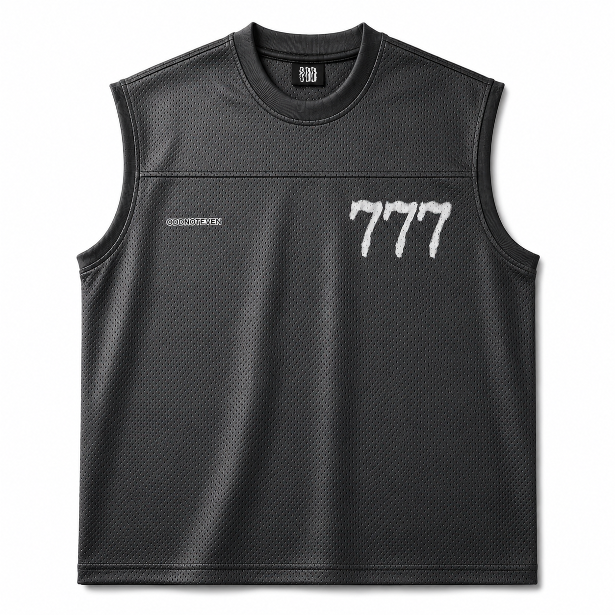 777 Grey Basic Sleeveless Jersey