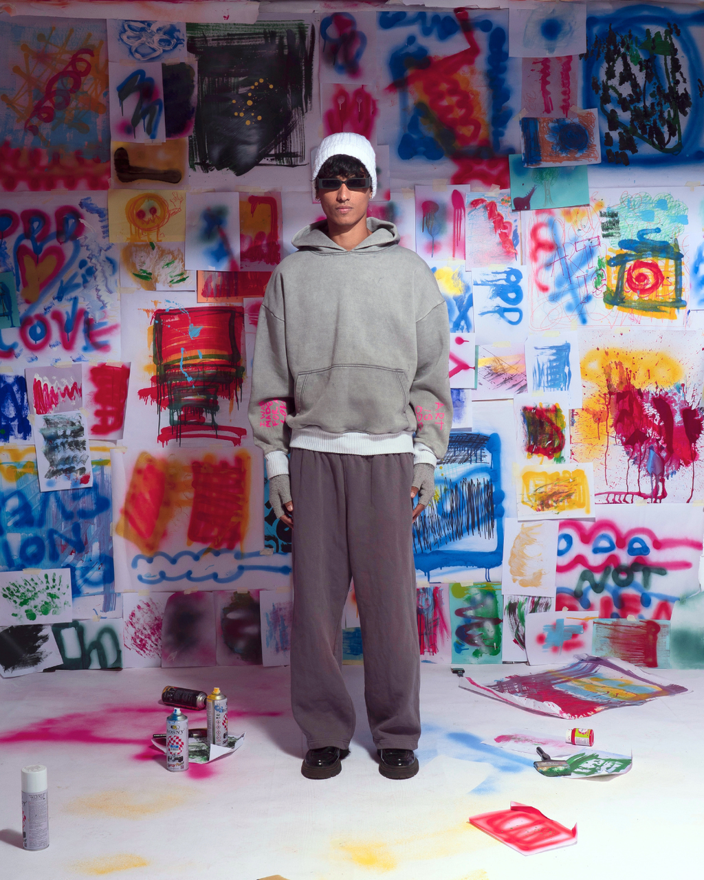 Made For Love Hoodie - Washed Grey