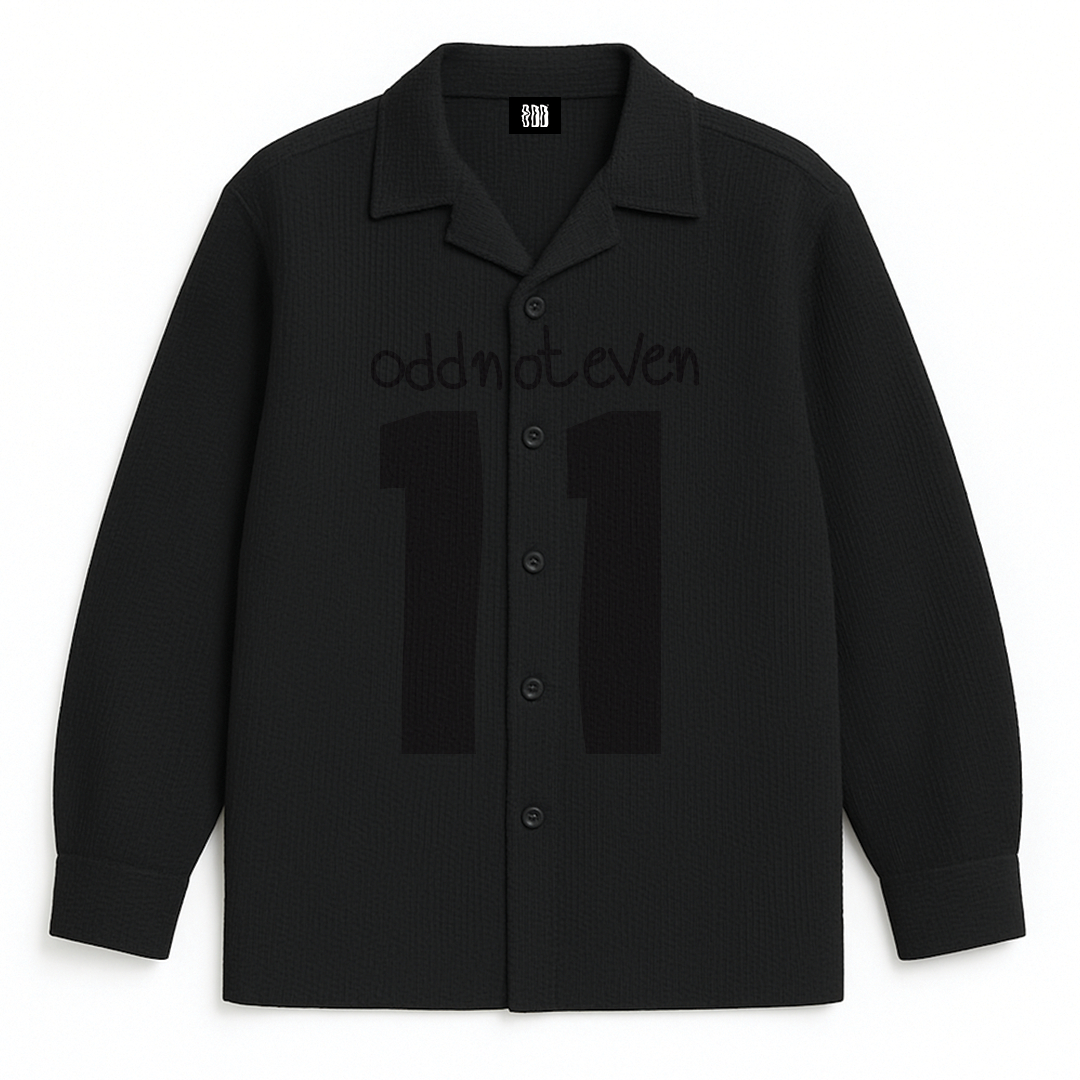 11-11 Black Full Sleeve Shirt