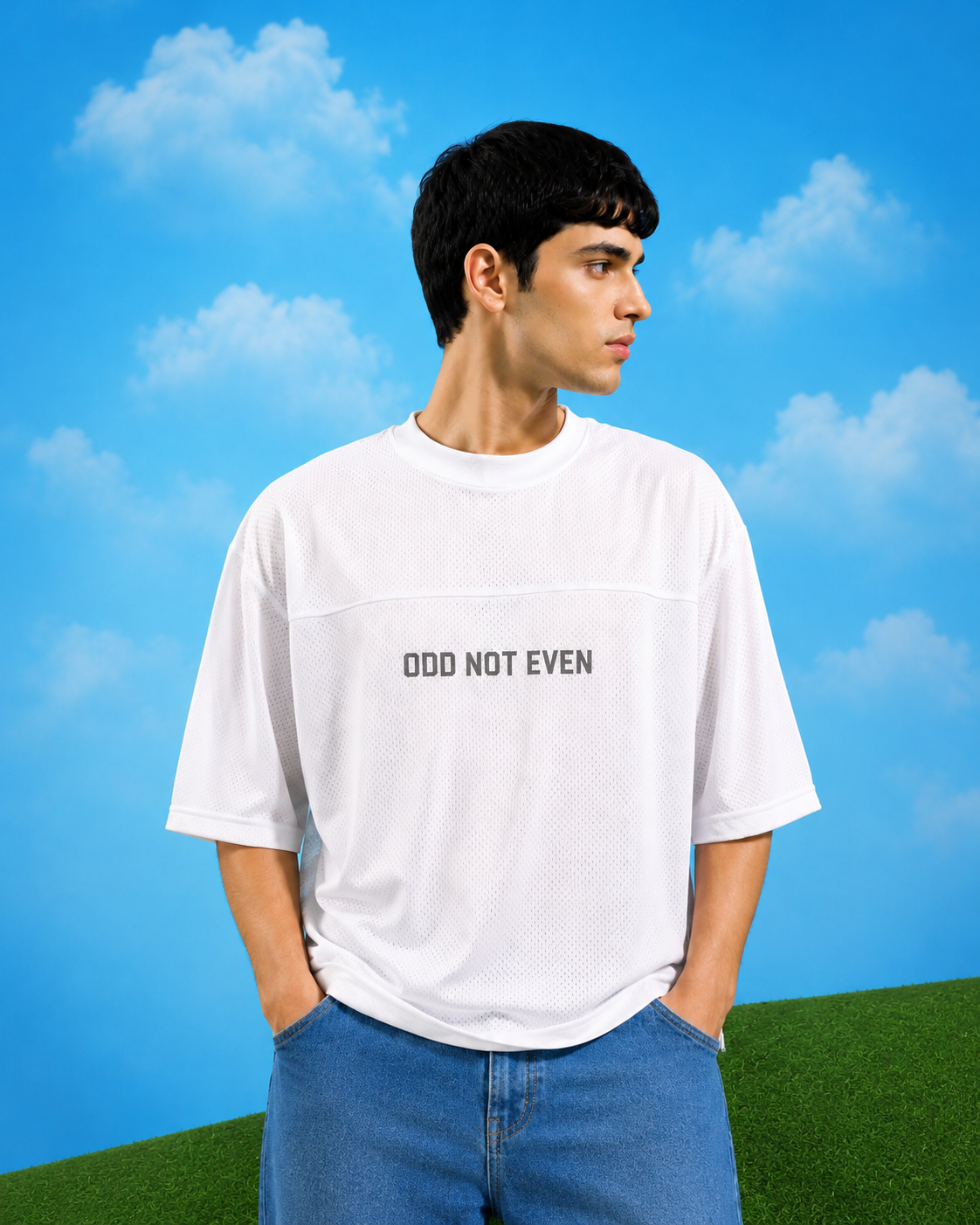 ODD Basic Jersey (White) - streetwear fashion jersey in white
