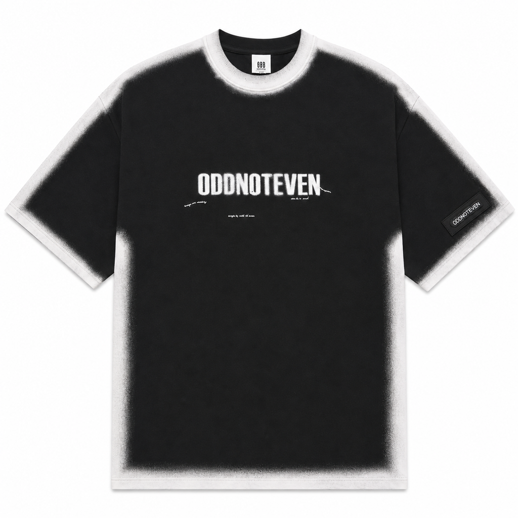 Falling Angel Oversized Tshirt Black