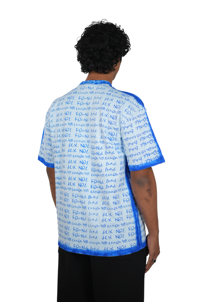 Error 404 Spray Tshirt - streetwear oversized t-shirt for men and women