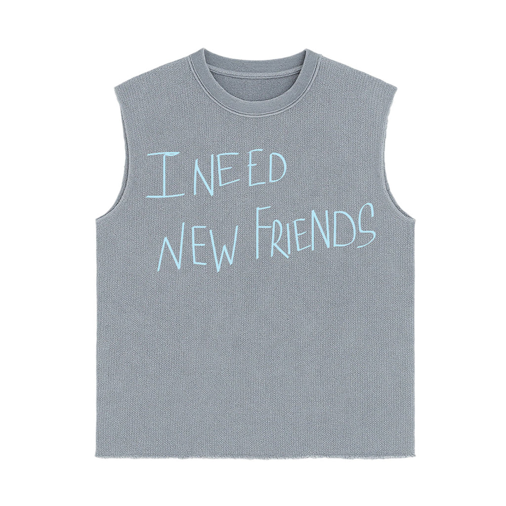'New Friends' Sleeveless Tee