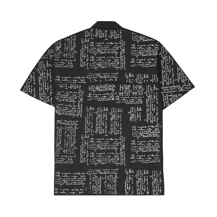 SCRIBBLE SHIRT - scribble print oversized shirt, Odd Not Even