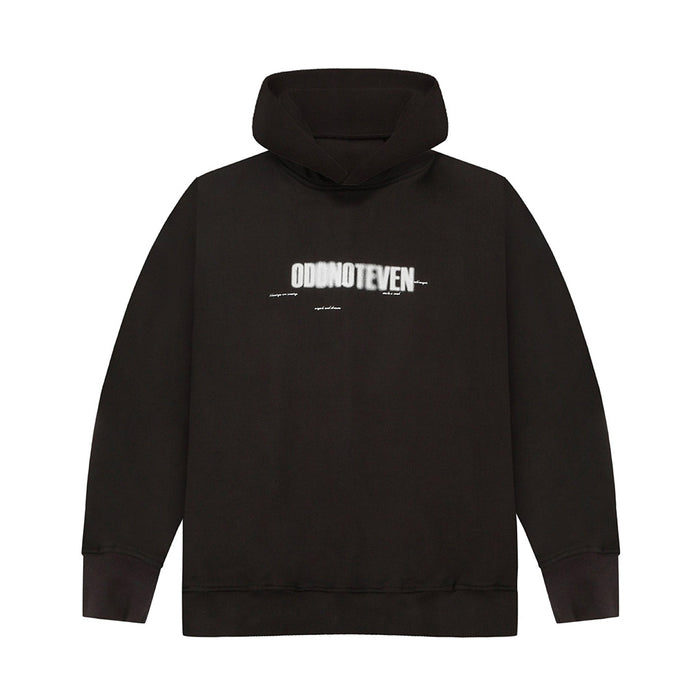 Blurred Odd Grey Oversized Hoodie - hoodie by Odd Not Even