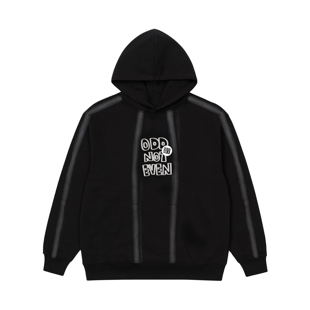 Spray Black Hoodie