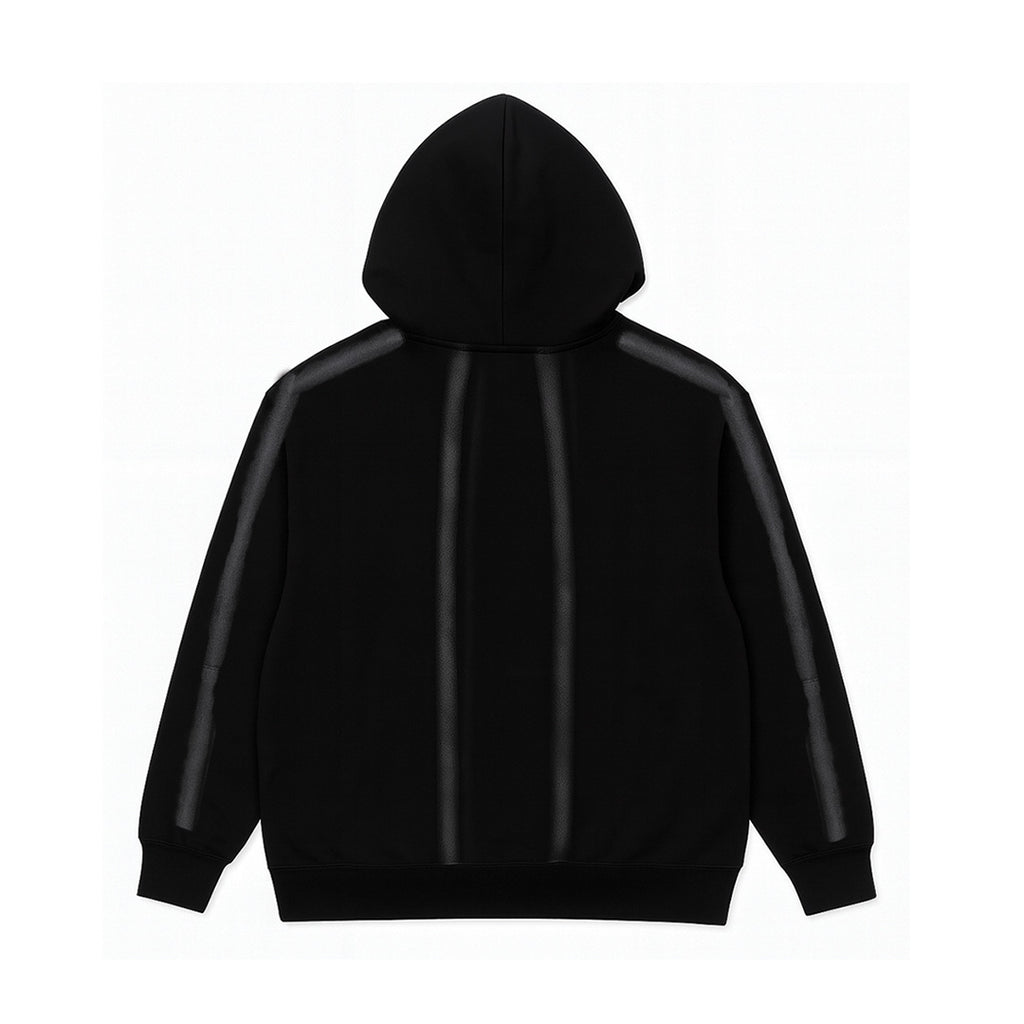 Spray Black Hoodie