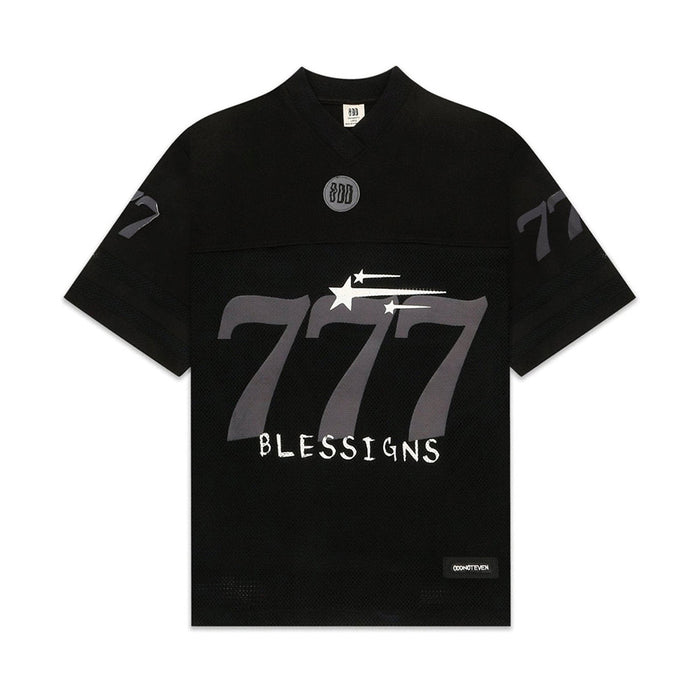 777 Black Jersey - oversized fashion jersey by Odd Not Even
